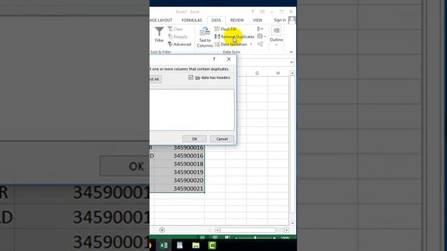 Remove duplicate value in Excel Shortcut Trick #excel #remove #duplicate смотреть онлайн