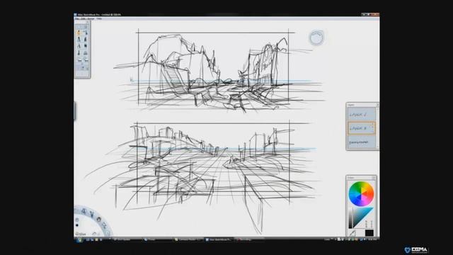 CGMA | Environment Sketching With Philip Dimitriadis смотреть онлайн