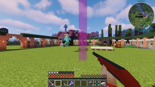 Техноприключения в Майнкрафт #15 - сделали пушки (мощная базука) / Minecraft выживание с модами