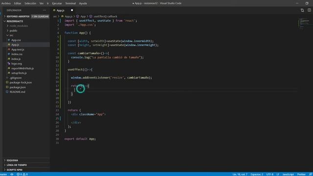 Evento Resize en React JS || Tutorial en Español смотреть онлайн