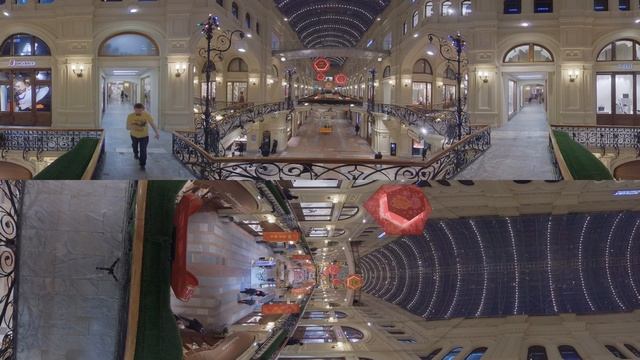 Пример съемки Insta360 ONE X. Условия: Помещение, режим HDR, 5.7k смотреть онлайн