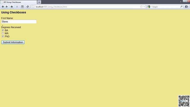 Website Design with PHP & MYSQL - 016 - PHP Basics - Using The CHECKBOX Tag смотреть онлайн