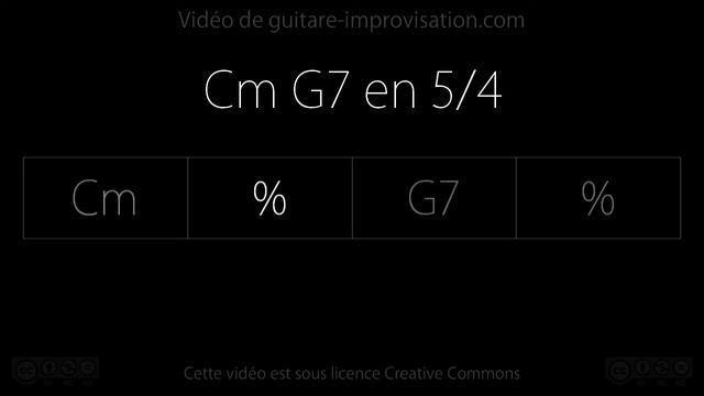 Cm G7 en 5/4 : Backing track смотреть онлайн