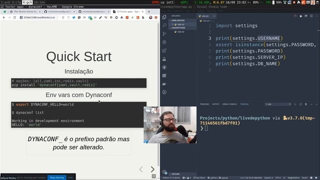 Live de Python #104 - Aplicação doze-fatores 12FactorApp - com Bruno Rocha смотреть онлайн