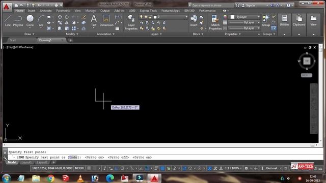 AutoCAD Line Command | autocad course | app-tech institute | autocad 2D & 3D Step by Step| Lesson-1 смотреть онлайн