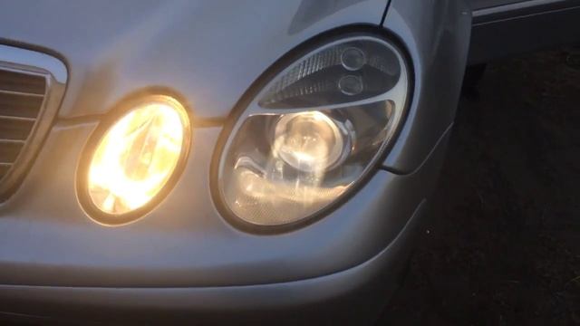 Би галоген Mercedes Benz W 211 2005 г смотреть онлайн