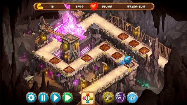 Gnumz: Masters of Defense The Iron Mountain Level 1-11 Hard 3 Stars смотреть онлайн