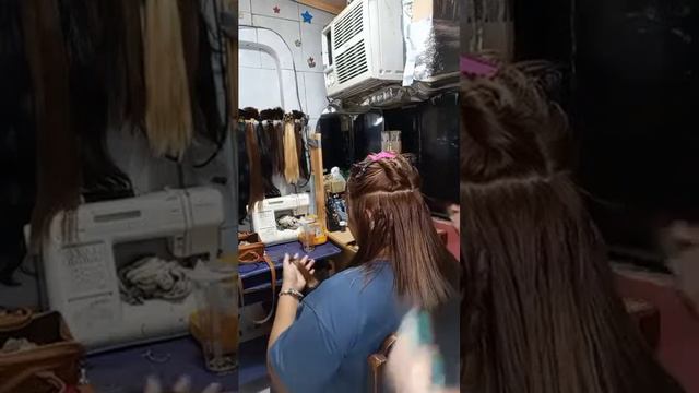 #HUMANHAIREXTENSIONSPERMANENT LIVE INSTALL walk-inn client смотреть онлайн
