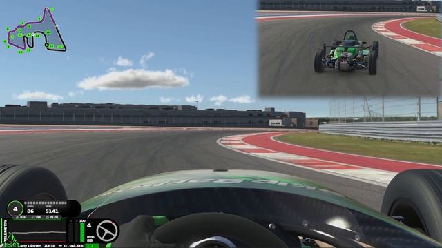 iRacing Track Guide Circuit of The Americas - West | Skip Barber | 1:44.600 смотреть онлайн