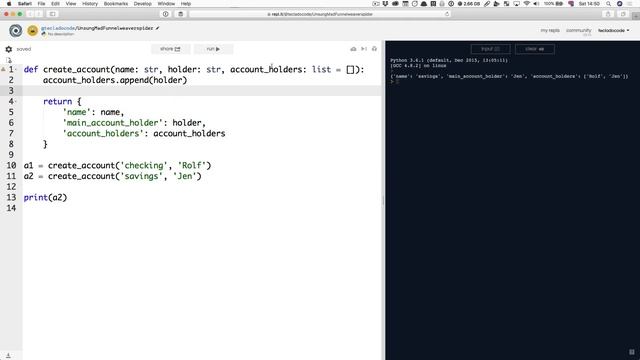 video10 4 Mutable default arguments bad idea смотреть онлайн