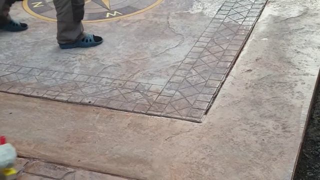 Штампованный бетон , декоративный бетон часть 4 смотреть онлайн