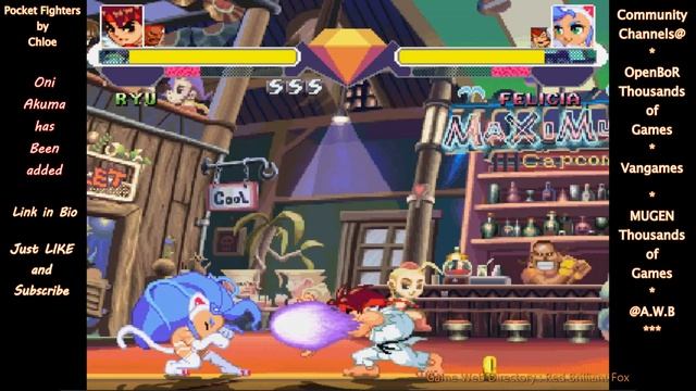 ⭐? Pocket Fighter (Gem Fighter) | Mugen Game смотреть онлайн