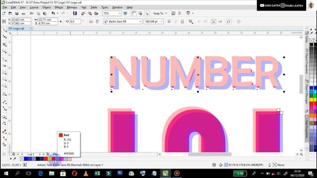 Tutorial Coreldraw | Eps. 3 Membuat Logo Dengan Angka смотреть онлайн