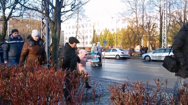Парад Дедов Морозов и Снегурочек в Бобруйске смотреть онлайн