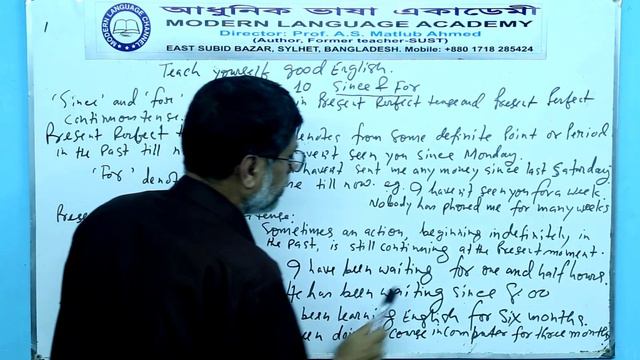 Teach yourself good English : Since & For. Lecture- 10 смотреть онлайн