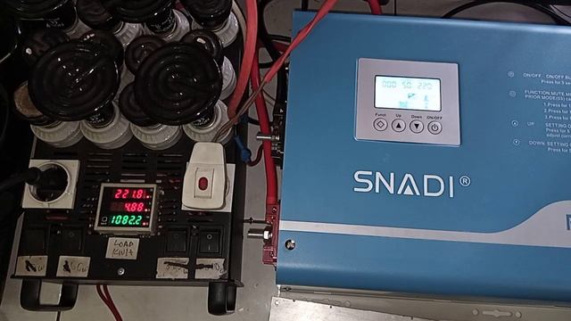 Test Beban UPS Power Inverter Pure Sine Wave 6000W 48 Volt Lengkap Trafo Toroid