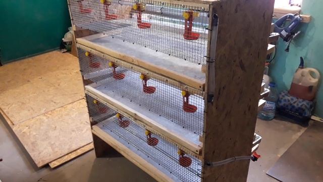 Клетка для перепелов 3-х ярусная, (обзор) . смотреть онлайн