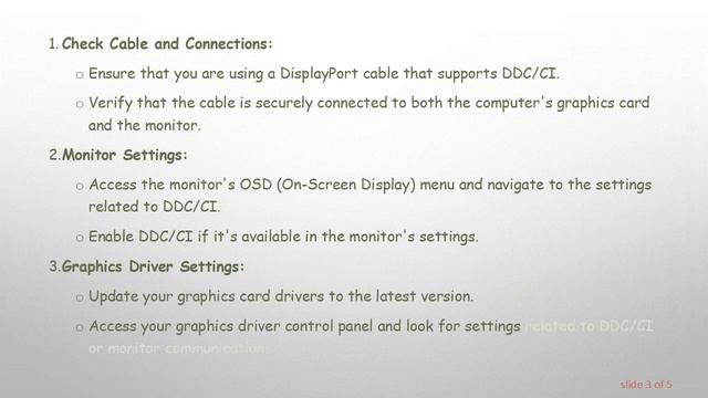 Troubleshooting DDC/CI over DisplayPort смотреть онлайн
