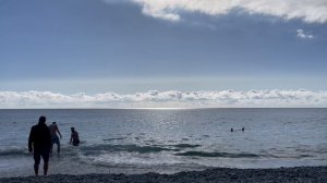 Ялта ??? Купание в море +19 ?♀️???14.10.2023г.