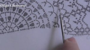 Ажурный рукав крючком  Красивое добавление к платью