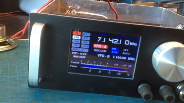 Homemade 40 Meter Transceiver IRF520 Mosfett 60 Watt (Arduino Mega 2560 + 3.5" TFT LCD + Si5351) смотреть онлайн