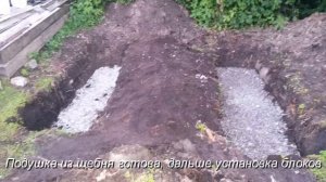 Установка морского контейнера на фундаментные блоки