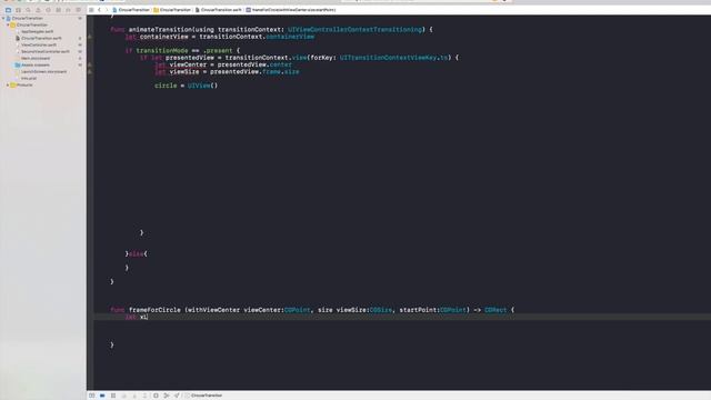 iOS Swift Tutorial: Create a Circular Transition Animation (Custom UIViewController Transitions) смотреть онлайн