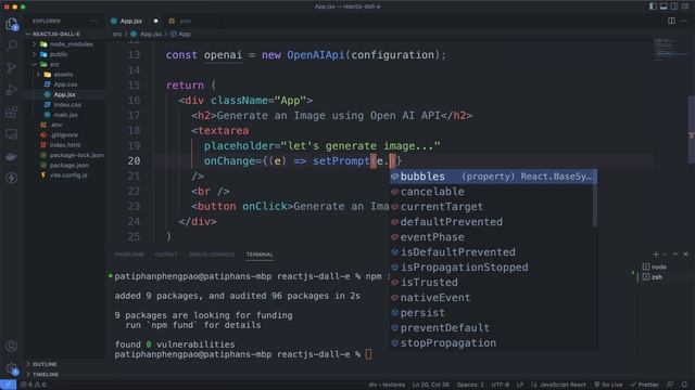 How to use AI to create images for us with the DALL-E API from OpenAI ( ReactJS ) ??? смотреть онлайн