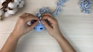 Китёнок из остатков пряжи Alize Puffy Fine