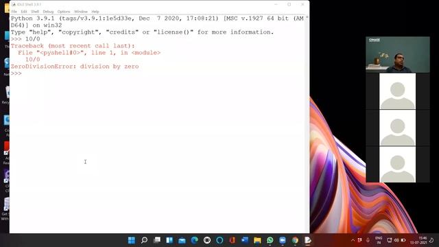 BCA PPU 2ND YR. : PYTHON (ADD ON ), 13.7.21 BY RAVI KUMAR SONI смотреть онлайн