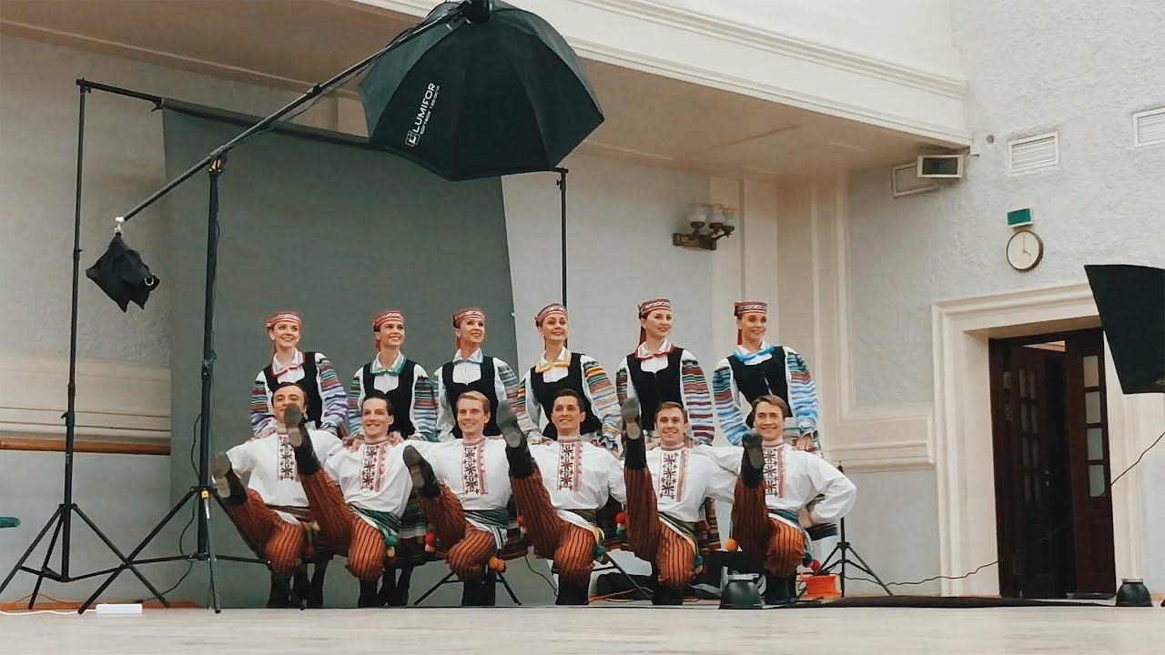 Съемка на календарь 2021 года. Балет Игоря Моисеева. смотреть онлайн