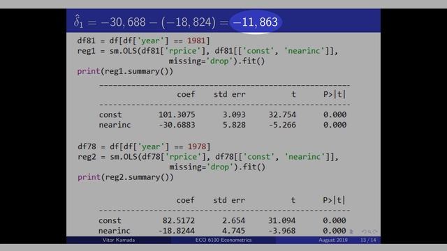 14.3) Python: Diff-in-Diff (DD) смотреть онлайн