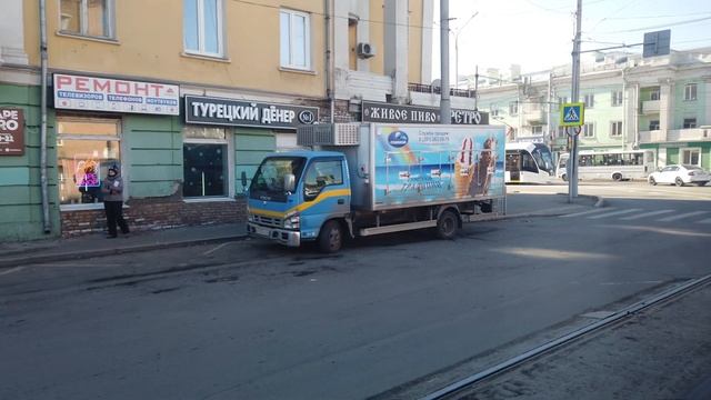 Поездка в Красноярске на маршрутном автобусе №3 ( Март 2023 ) Часть 1 смотреть онлайн