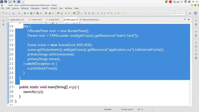 52 JAVA FX GUI Scene Builder Drag & Drop смотреть онлайн