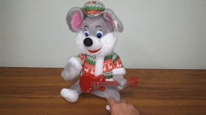 Поющая и танцующая игрушка "Крыс с гитарой" 3 песни Символ 2020 года