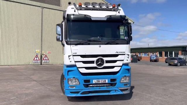 2012 Mercedes Actros 2455 6x2 Mini Midlift Tractor Unit смотреть онлайн