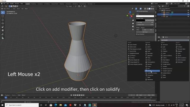 Create your own Vase for 3D Printing in Blender | 3D Modeling Tutorial | STL File Creation смотреть онлайн