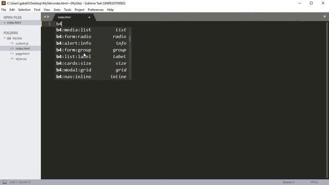 Обзор плагинов Bootstrap 4 (Snippets и Autocomplete) для Sublime Text 3. Как с ними работать? смотреть онлайн