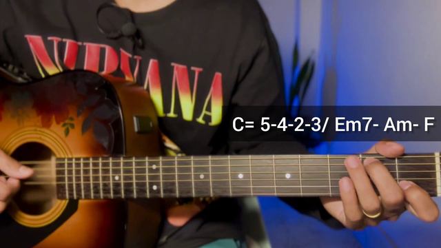 Chahare Sari - KUMA SAGAR | Guitar Lesson | Plucking & Chords | (Bhagwan Sari)