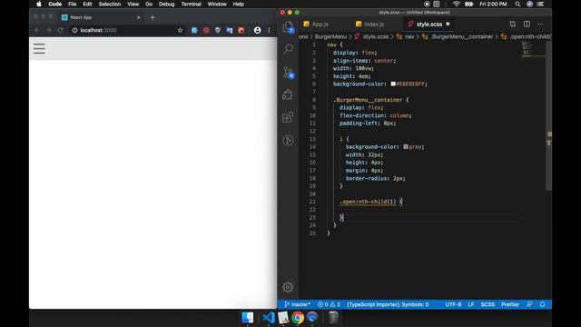 Burger Menu Animation - ReactJs x SCSS смотреть онлайн