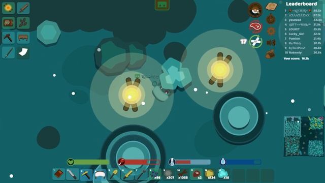 Вошел в топ клан. Наконец Убил синего дракона!(Starve.io) смотреть онлайн