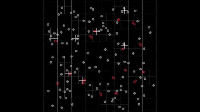 Quadtree Space Partitioning with Python смотреть онлайн
