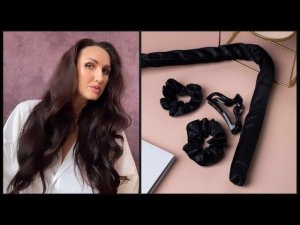 Укладка для длинных волос как с DAYSON на мягкие бигуди