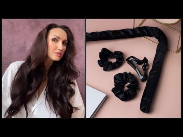 Укладка для длинных волос как с DAYSON на мягкие бигуди