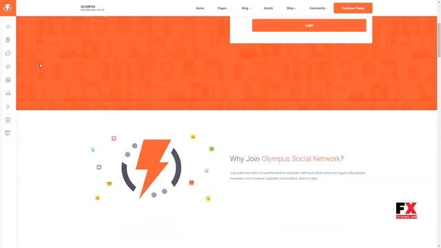 Olympus - Responsive Community and Social Network WordPress Theme смотреть онлайн