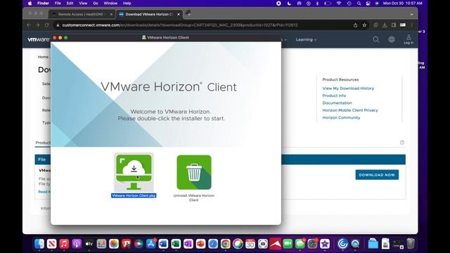 New VDI Remote Desktop Horizon Client for MAC смотреть онлайн