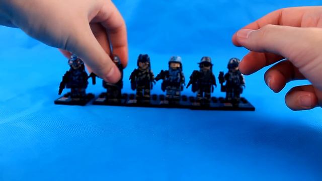 🔫Солдаты. DS 14102. Military. Disen swat. Обзор. Аналог минифигурки лего. [Мои Игрушки] смотреть онлайн