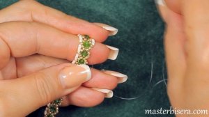 Мастер класс по бисероплетению браслет из бисера и бусин Ибис