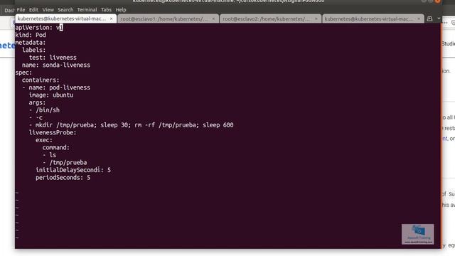 Kubernetes 116- Sonda liveness tipo comando смотреть онлайн