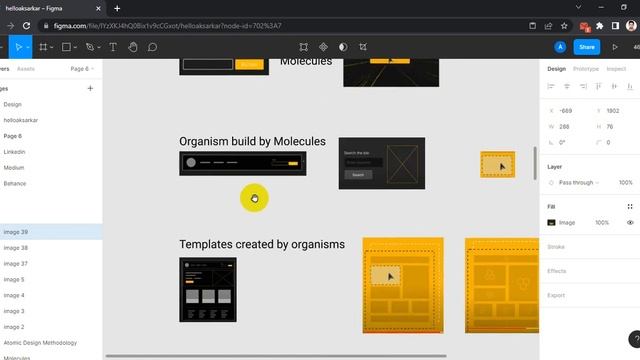 Details of Atomic design methodology, atomic design system, atomic design pattern for UI UX Designe смотреть онлайн